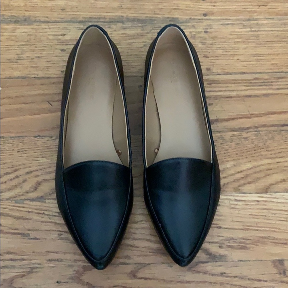 Vegan leather flats